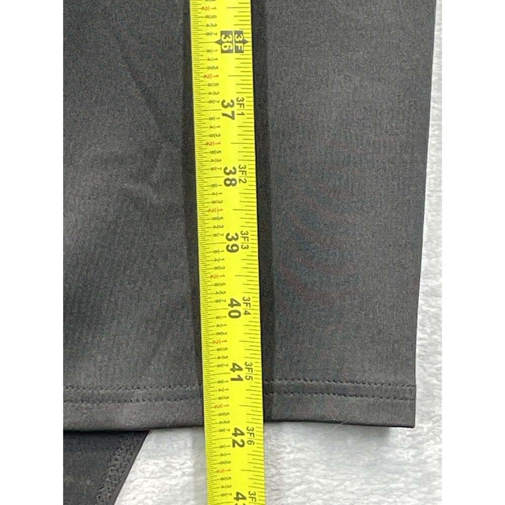 Black SMALL Ruched Sleeve Cocktail Dress high mock neck - Picture 8 of 9